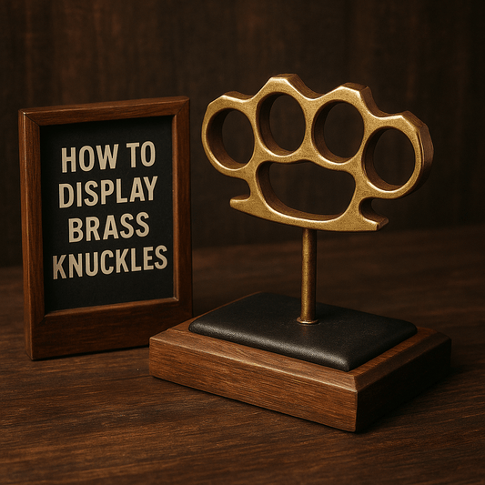 How to Display Brass Knuckles: Killer Ideas for Collectors - Brass Knuckles Shop