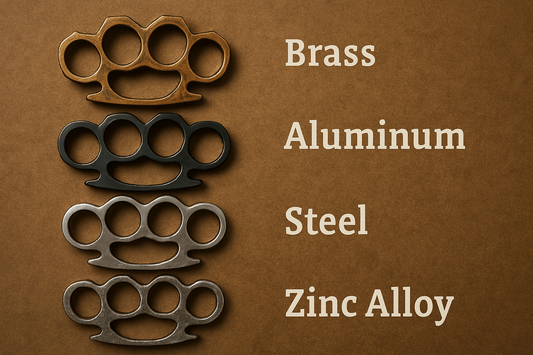 Brass Knuckles Materials Compared: What’s Best for Durability, Weight, and Style? - Brass Knuckles Shop
