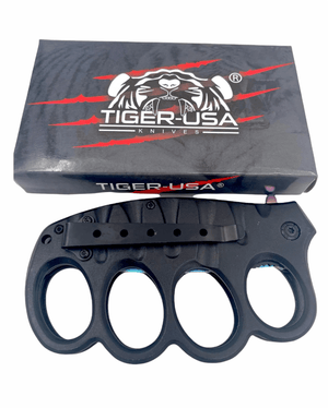 Blackout Rainbow Trench Knife - Brass Knuckles Shop