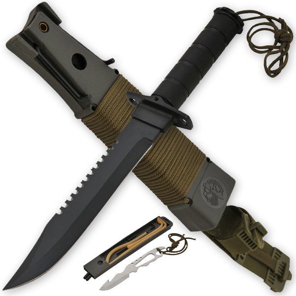 Camp Blade – Black - Brass Knuckles Shop