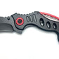 Curved Fury – Black With Red - Brass Knuckles Shop