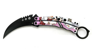 Curved Fury – Pink Mean Bitch - Brass Knuckles Shop