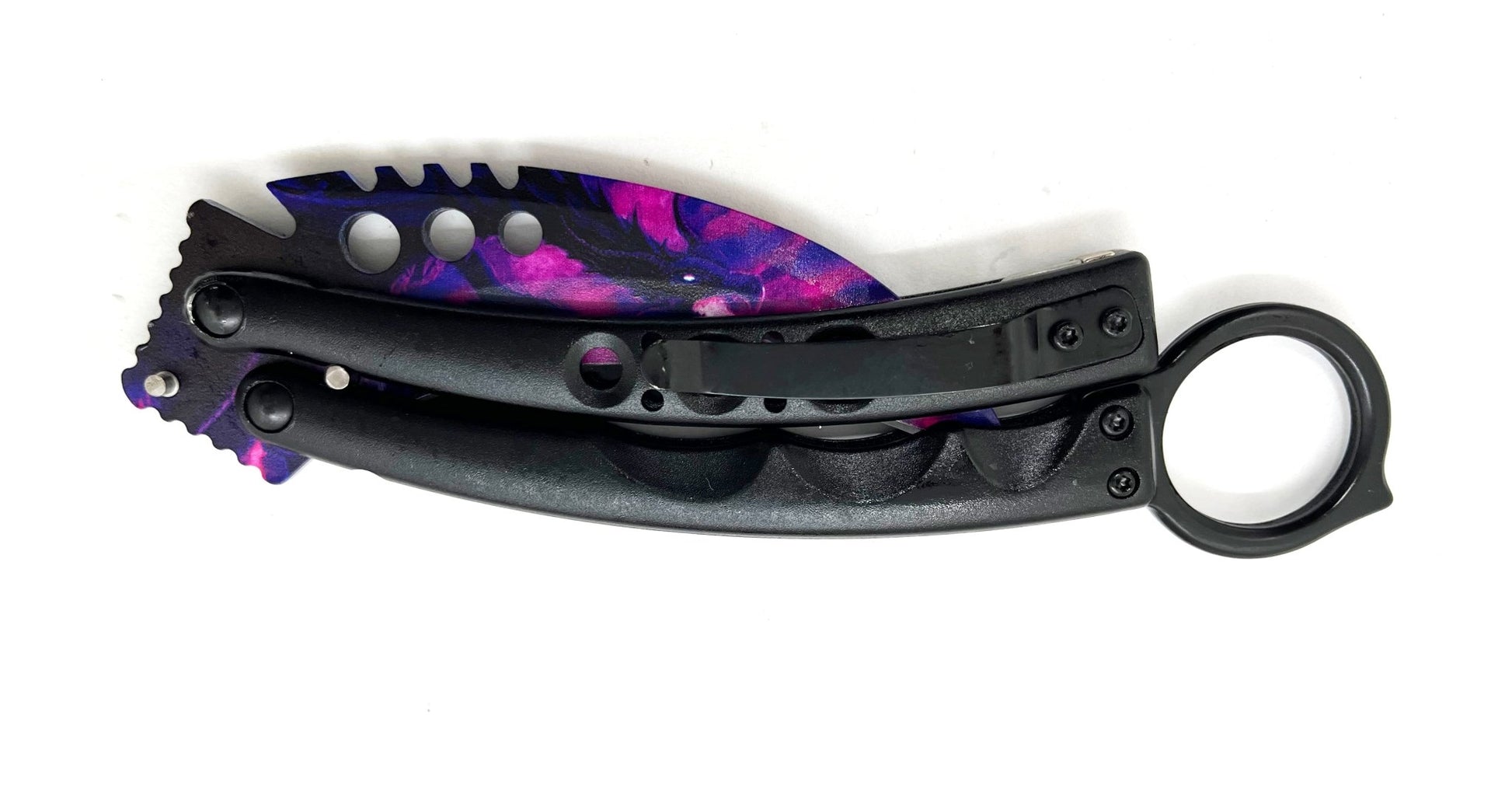 Fang Grip – Purple Dragon - Brass Knuckles Shop