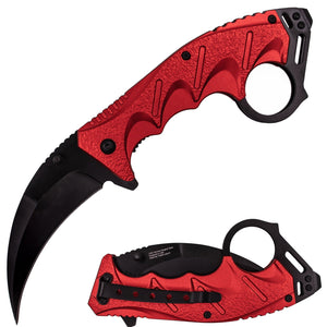 Fang Grip – Red - Brass Knuckles Shop