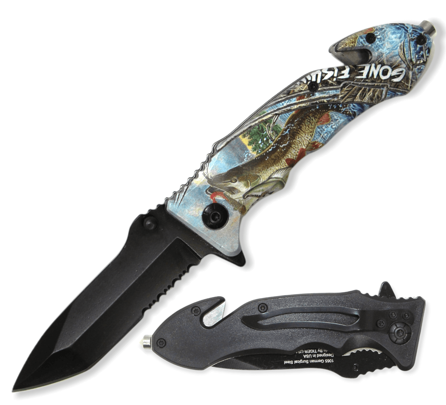 Fast Action – GONE FISHING - Brass Knuckles Shop