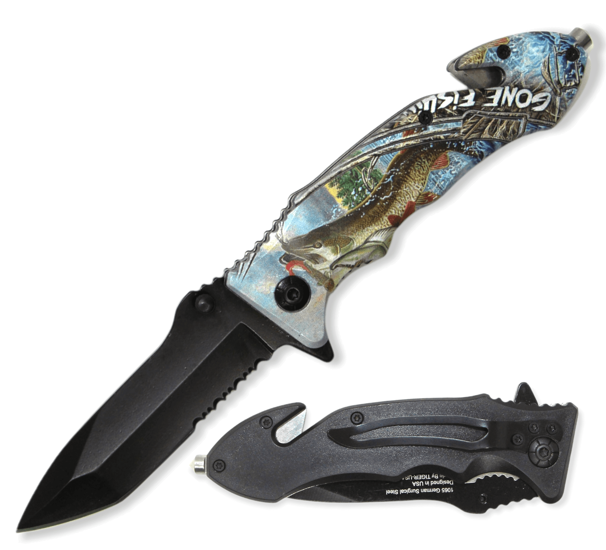 Fast Action – GONE FISHING - Brass Knuckles Shop