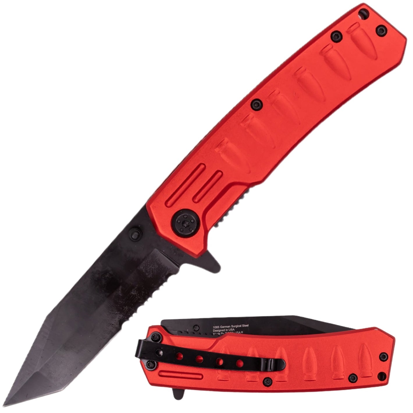 Fast Action – Red - Brass Knuckles Shop