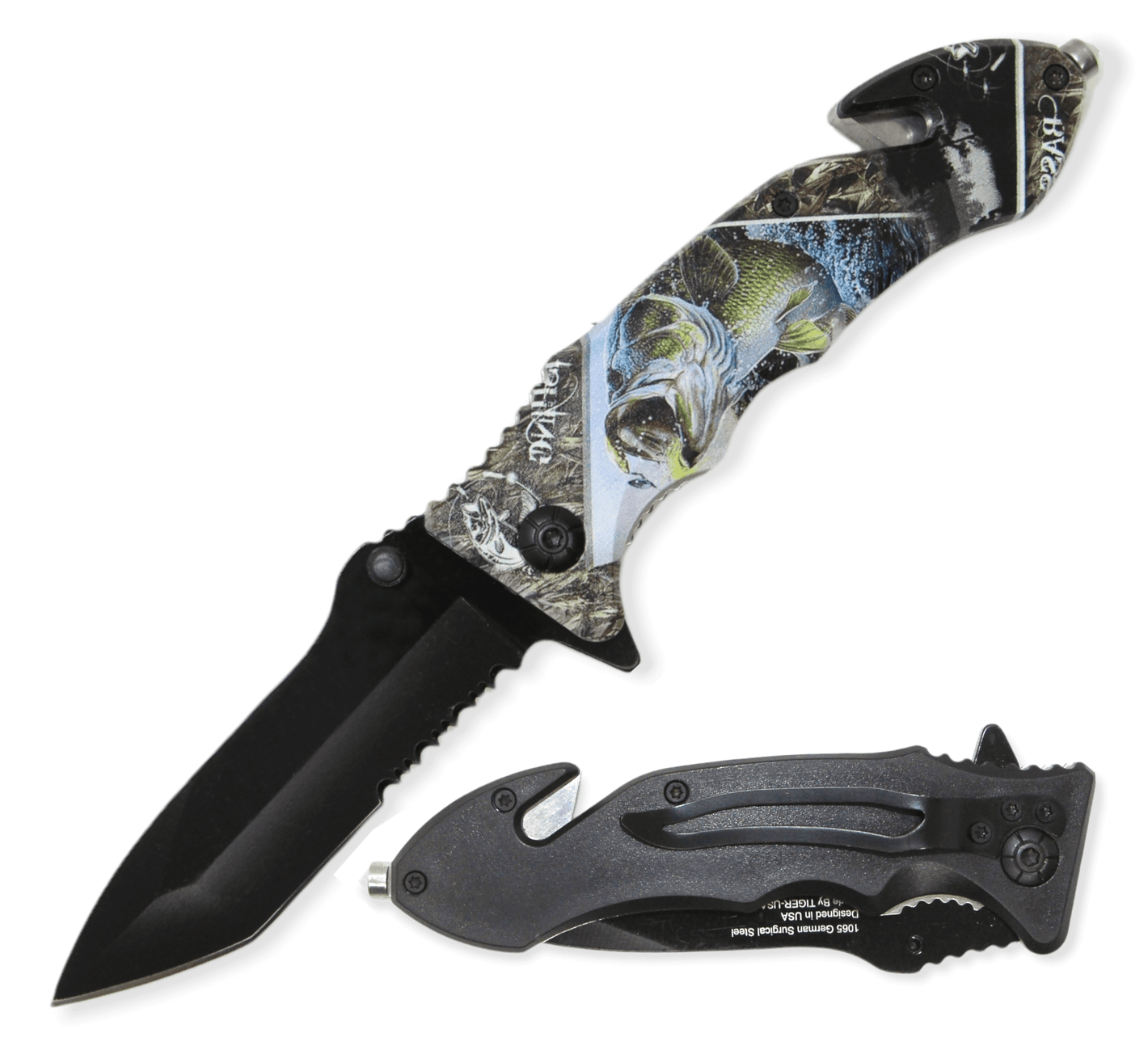 Flick Blade – BASS FISH - Brass Knuckles Shop