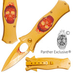 Flick Blade – Red/Orange - Brass Knuckles Shop