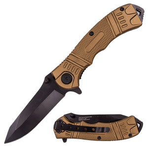 Flick Blade – Tan - Brass Knuckles Shop
