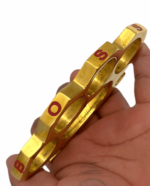 Gold Standard Classic detail view showing solid brass collector design