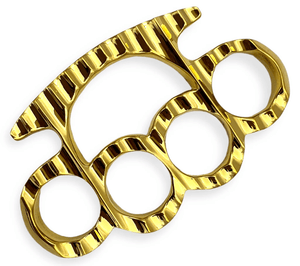 Gold Standard – CNC Machined Brass Edition - Brass Knuckles Shop