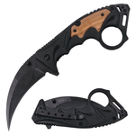 Hawk Talon – BLACK AND WOOD COLOR - Brass Knuckles Shop