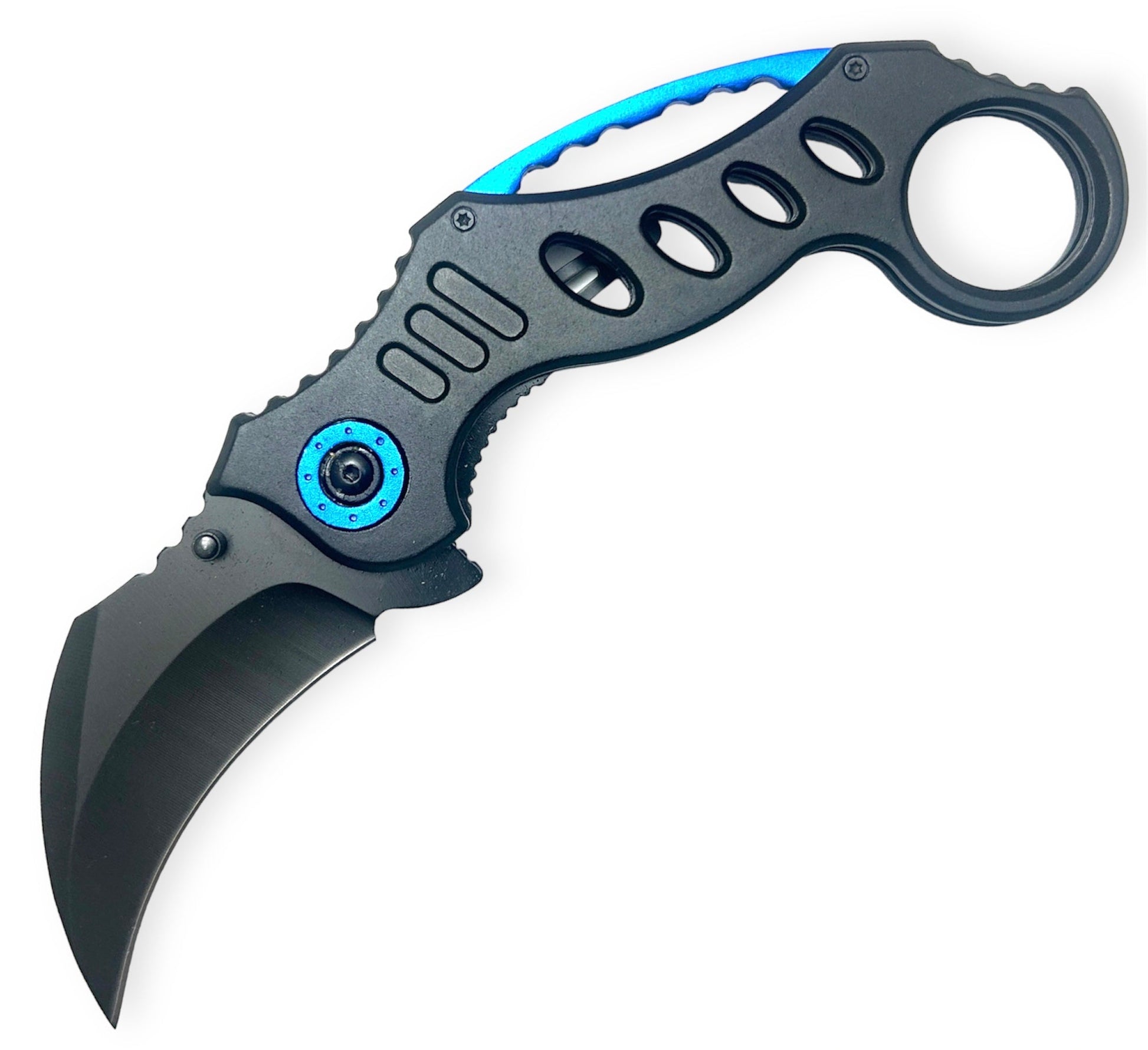 Hawk Talon – Black With Teal - Brass Knuckles Shop