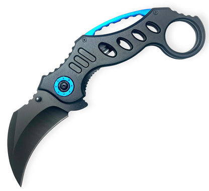 Hawk Talon – Black With Teal - Brass Knuckles Shop