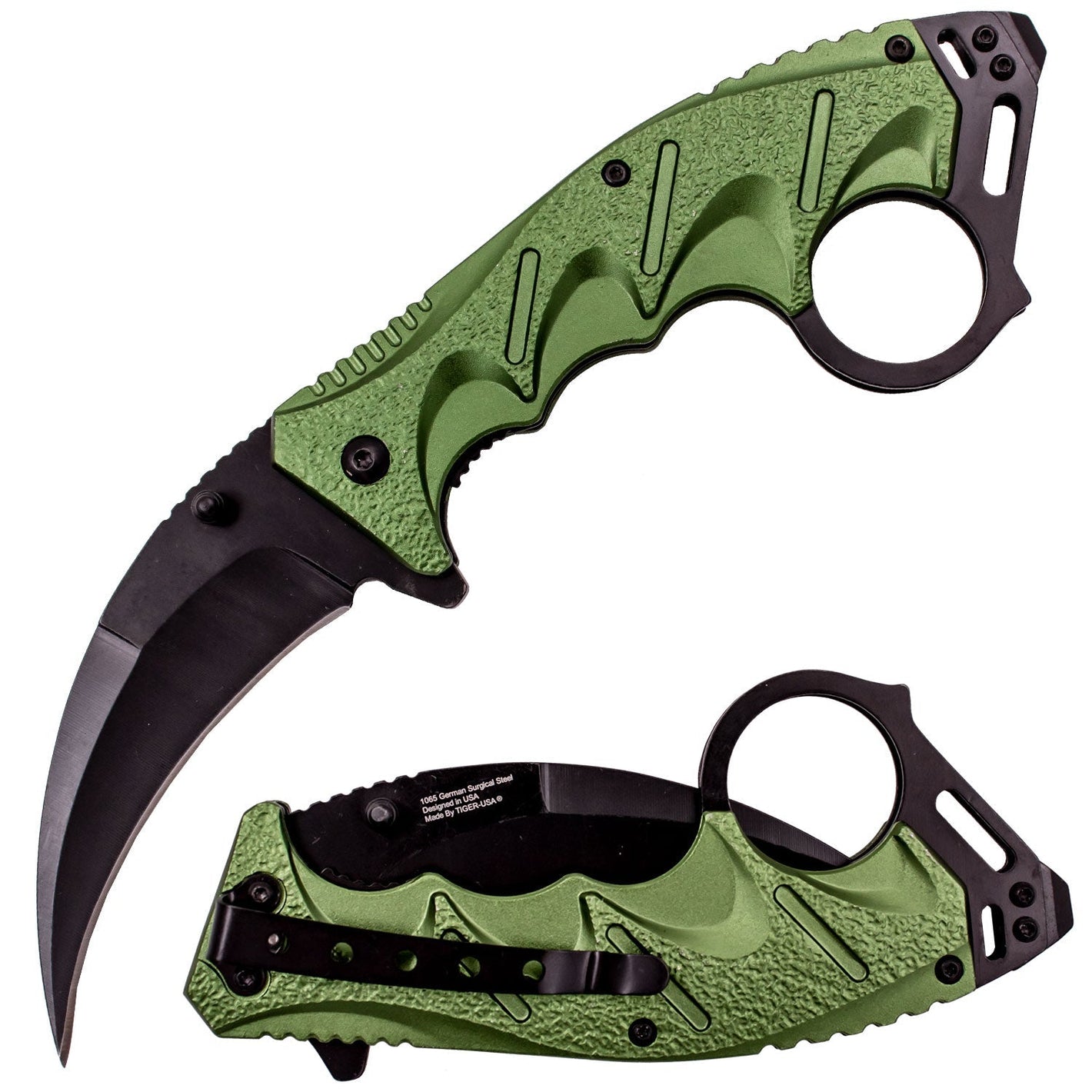Hawk Talon – Green - Brass Knuckles Shop