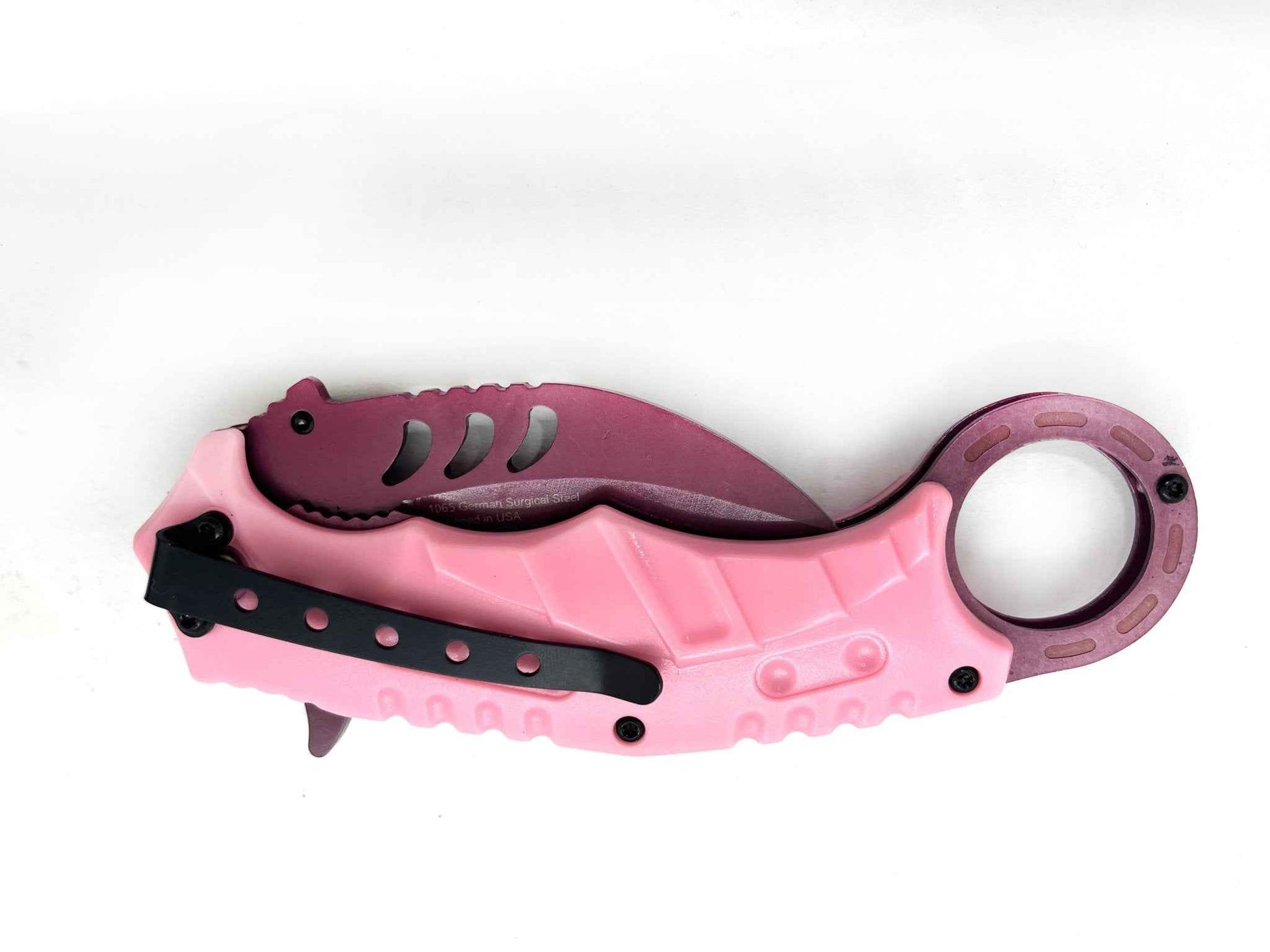 Hawk Talon – Pink Handle Purple Knife