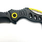 Hook Blade – Black With Gold - Brass Knuckles Shop