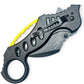 Hook Blade – Black With Gold - Brass Knuckles Shop