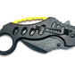 Hook Blade – Black With Gold - Brass Knuckles Shop
