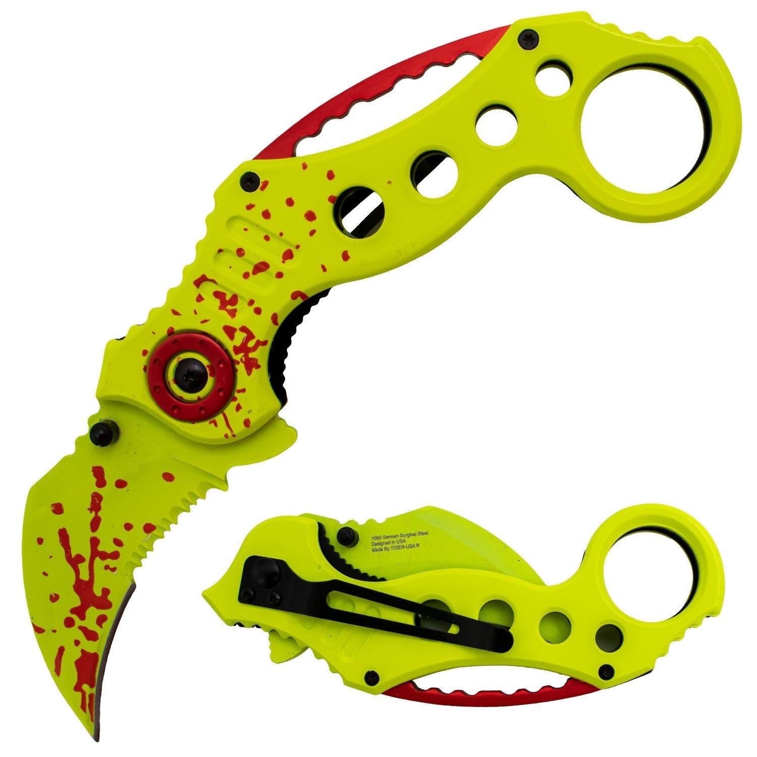 Hook Blade – Bloody Zombie - Brass Knuckles Shop