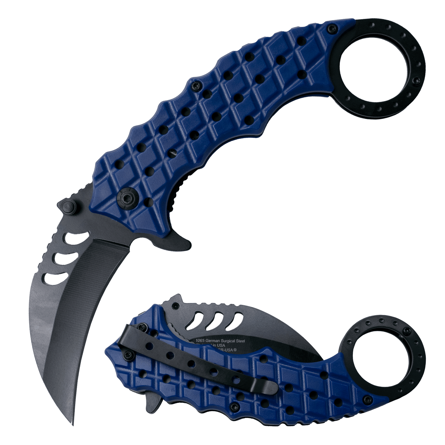 Hook Blade – BLUE - Brass Knuckles Shop