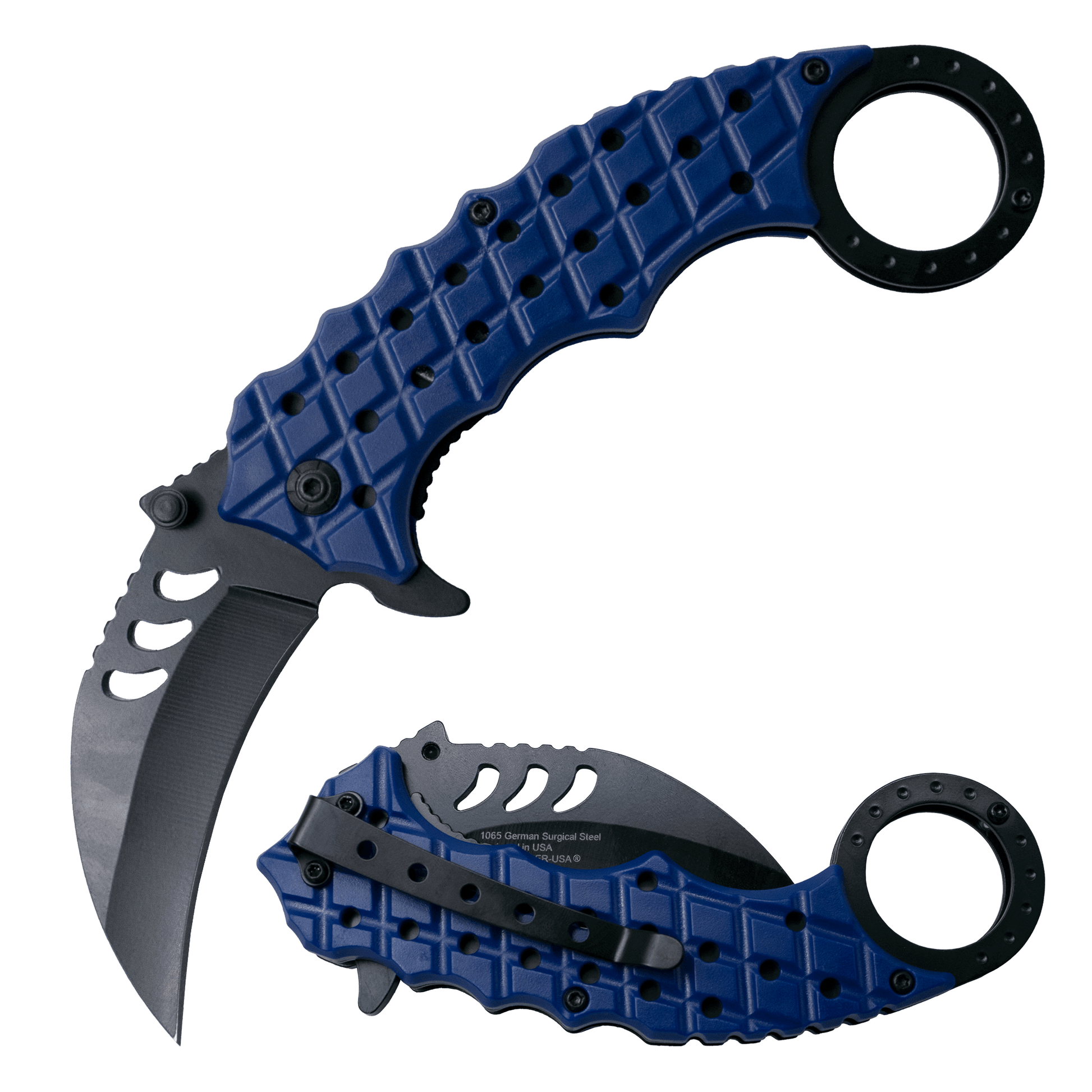 Hook Blade – BLUE - Brass Knuckles Shop