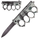 Hundred Dollar Knuckle Knife - Brass Knuckles Shop
