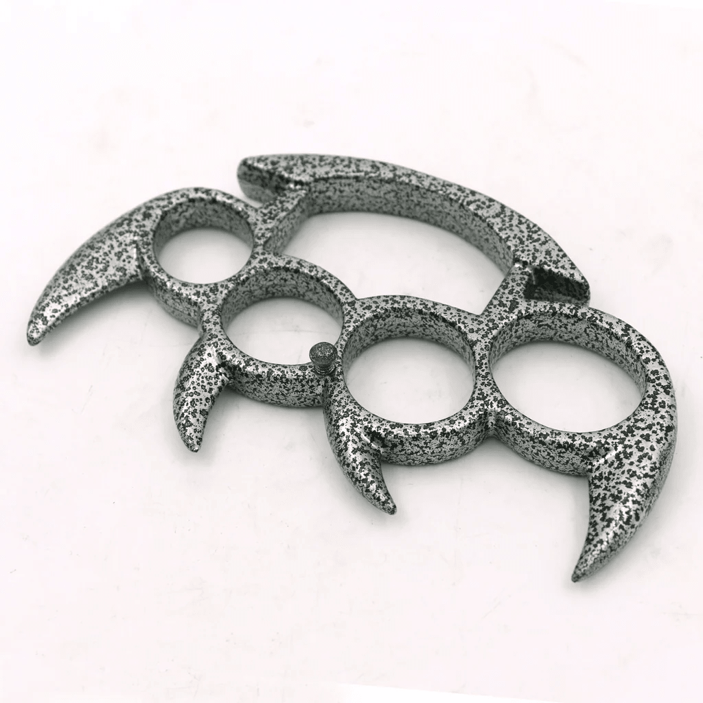 Iron Warden – Damascus Spike Edition - Brass Knuckles Shop