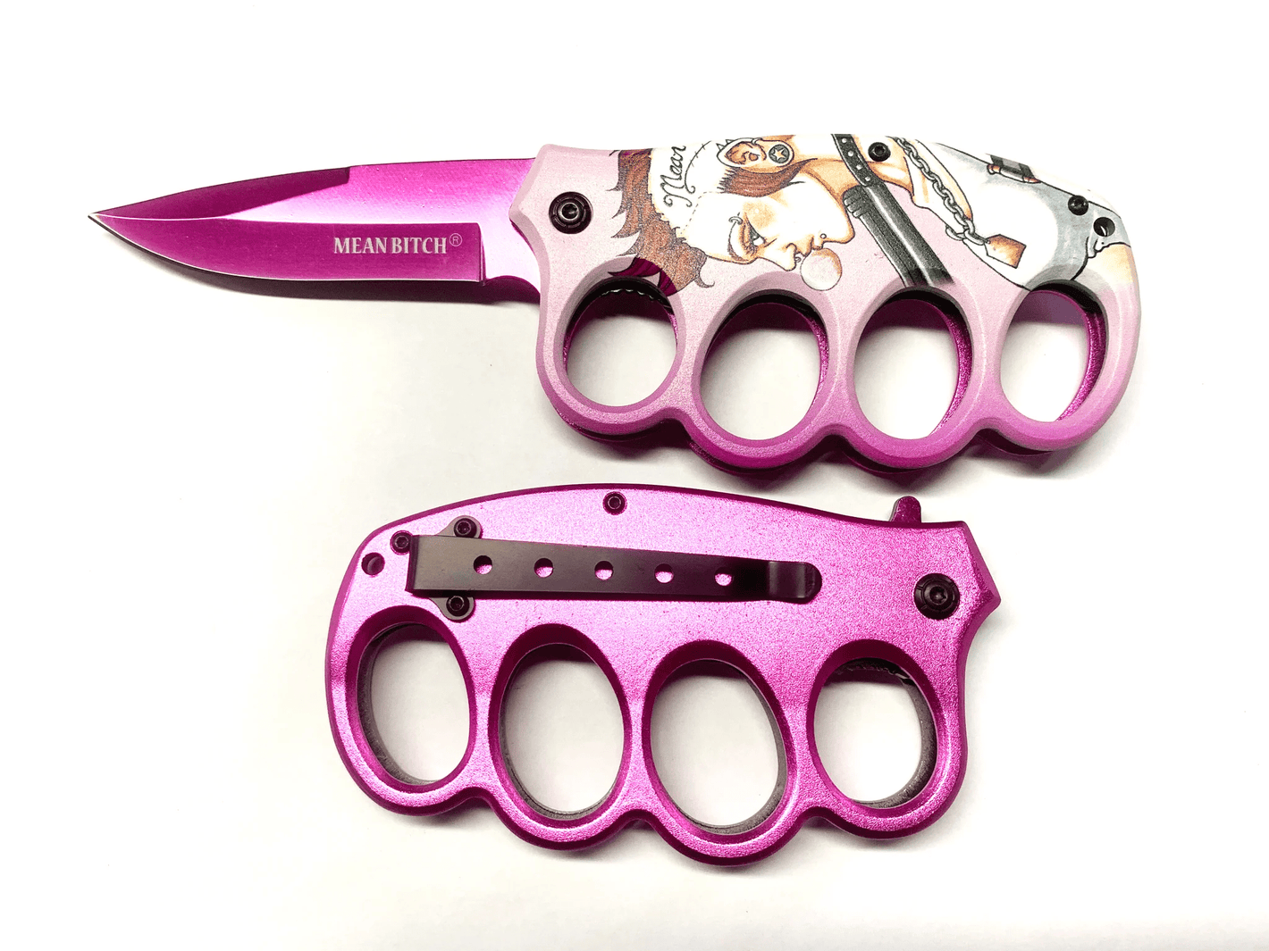 Mean Bitch Trench Knife - Brass Knuckles Shop