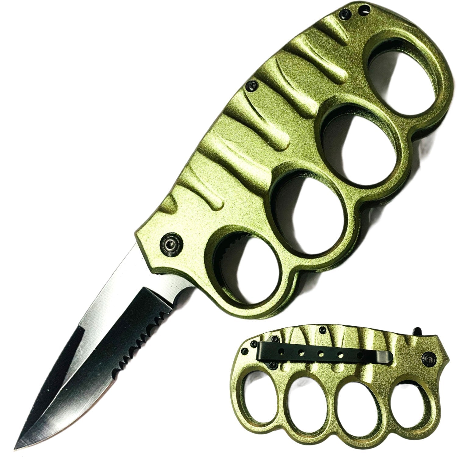 No Mans Land – Green - Brass Knuckles Shop