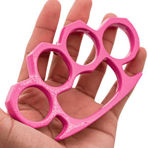 Pink Claw Knuckle Duster - Brass Knuckles Shop