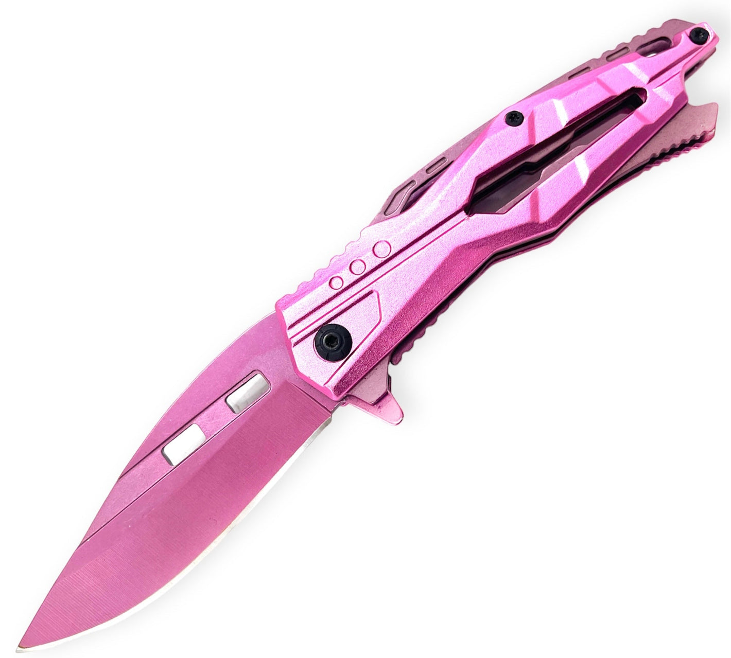 Pop Lock – LIGHT PINK HANDLE and KNIFE - Brass Knuckles Shop