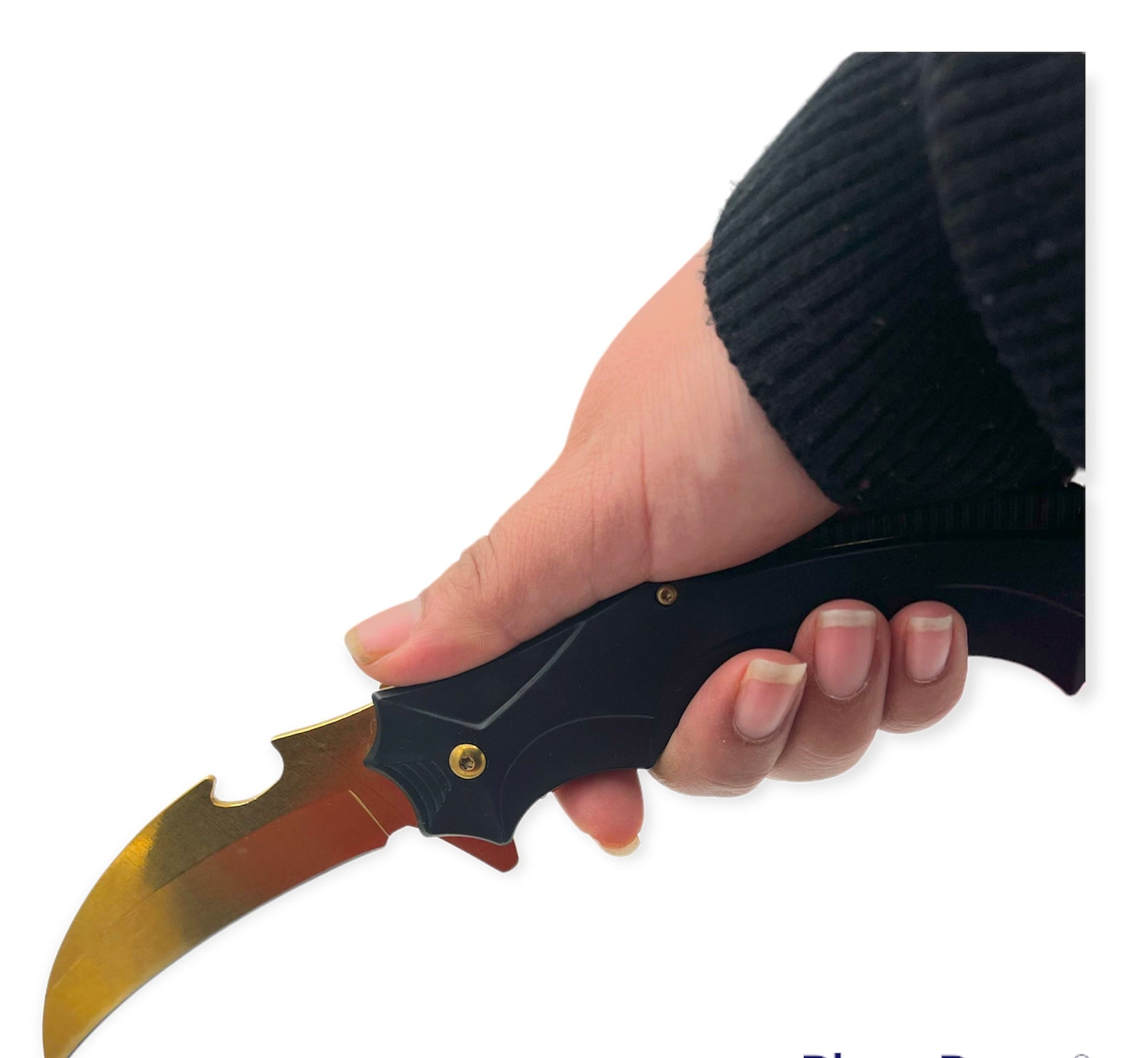 Quick Flip – BLACK and GOLD - Brass Knuckles Shop