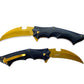 Quick Flip – BLACK and GOLD - Brass Knuckles Shop