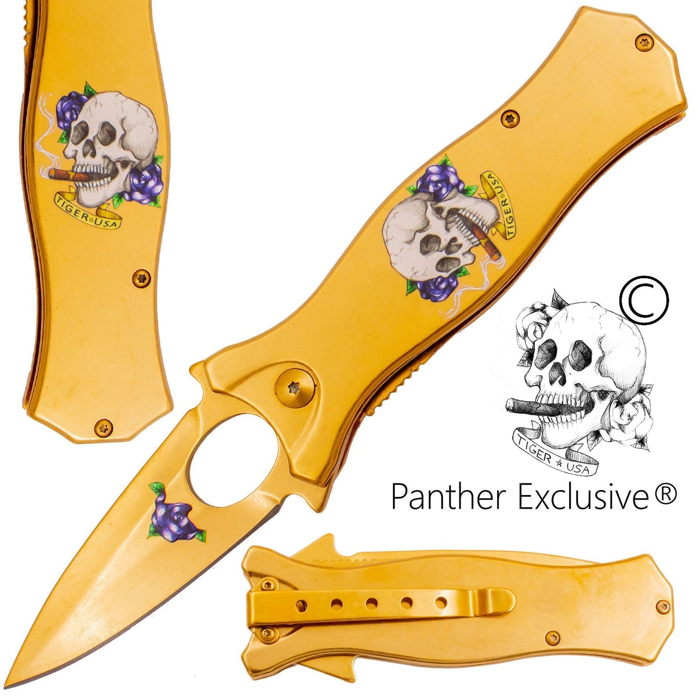 Quick Flip – Blue - Brass Knuckles Shop