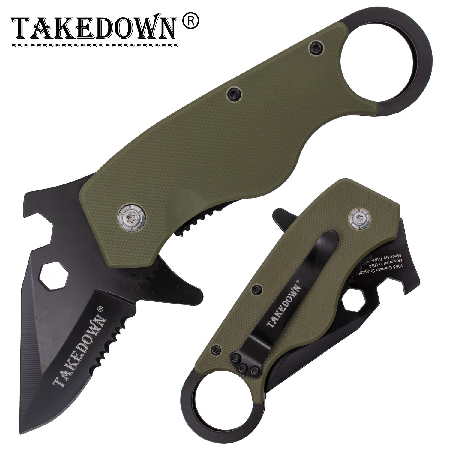 Quick Flip – Green - Brass Knuckles Shop