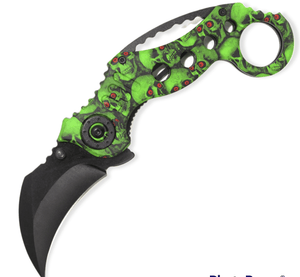 Quick Flip – Green Skull Cammo - Brass Knuckles Shop