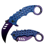 Razor Arc – PURPLE AND BLUE - Brass Knuckles Shop