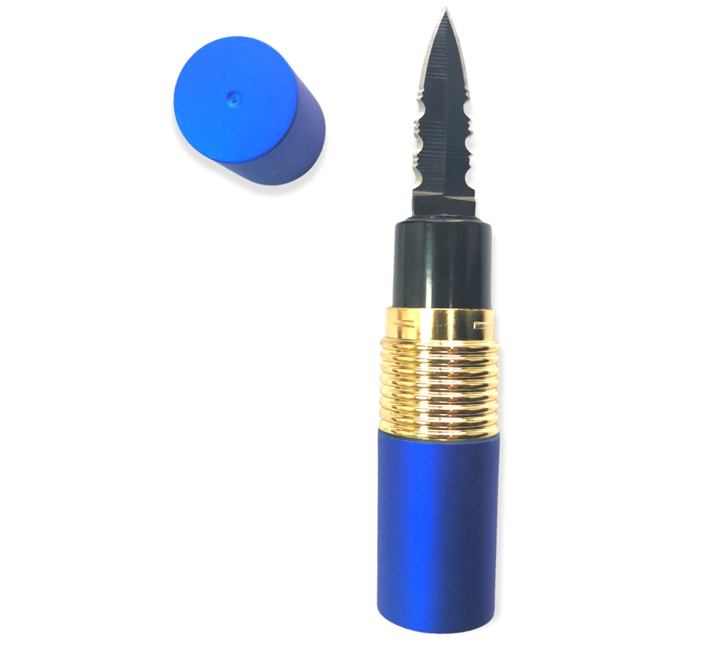 Razor – BLUE AND GOLD - Brass Knuckles Shop