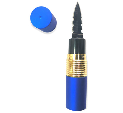 Razor – BLUE AND GOLD - Brass Knuckles Shop
