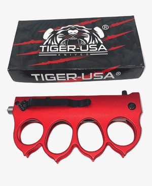 Red Trench Knife - Brass Knuckles Shop