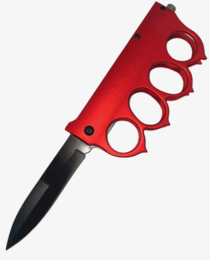 Red Trench Knife - Brass Knuckles Shop