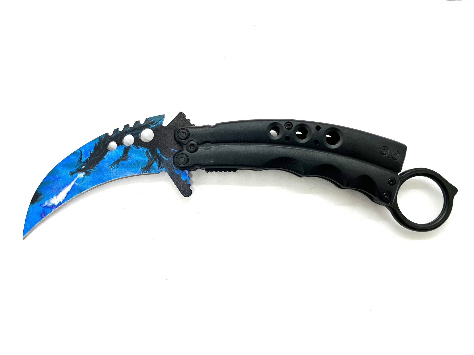 Shadow Hook – Blue Dragon - Brass Knuckles Shop