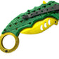 Shadow Hook – GREEN AND GOLD - Brass Knuckles Shop