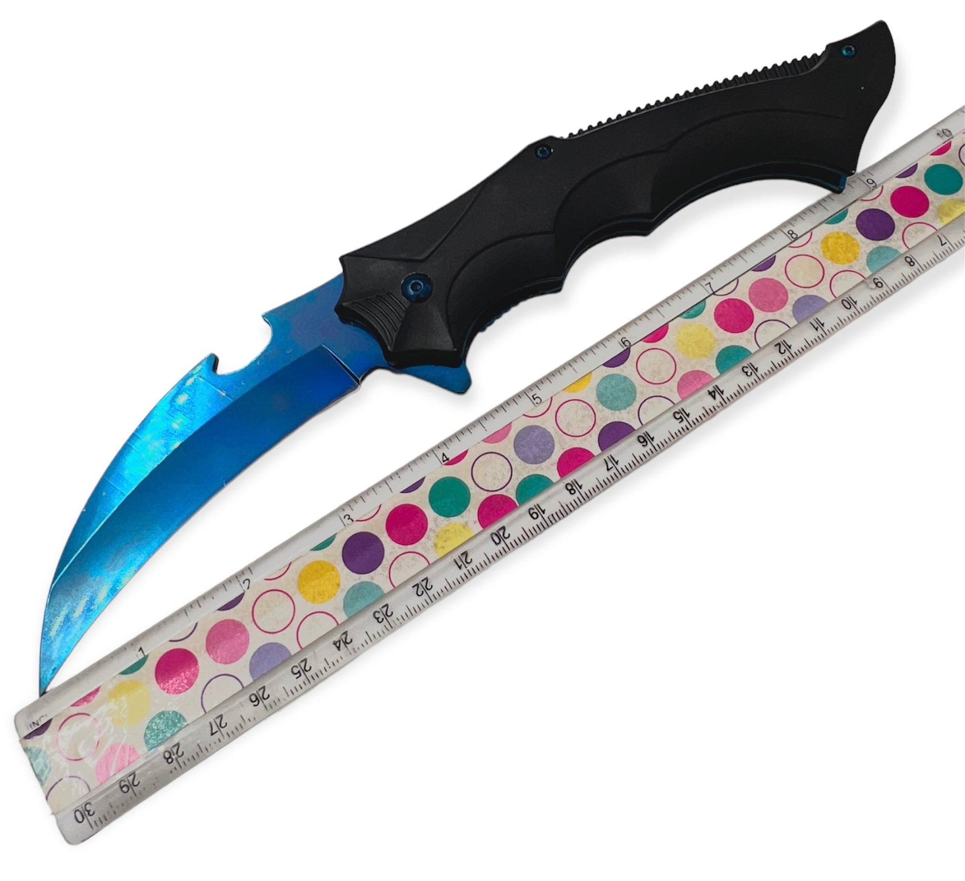 Snap Open – BLACK and BLUE - Brass Knuckles Shop