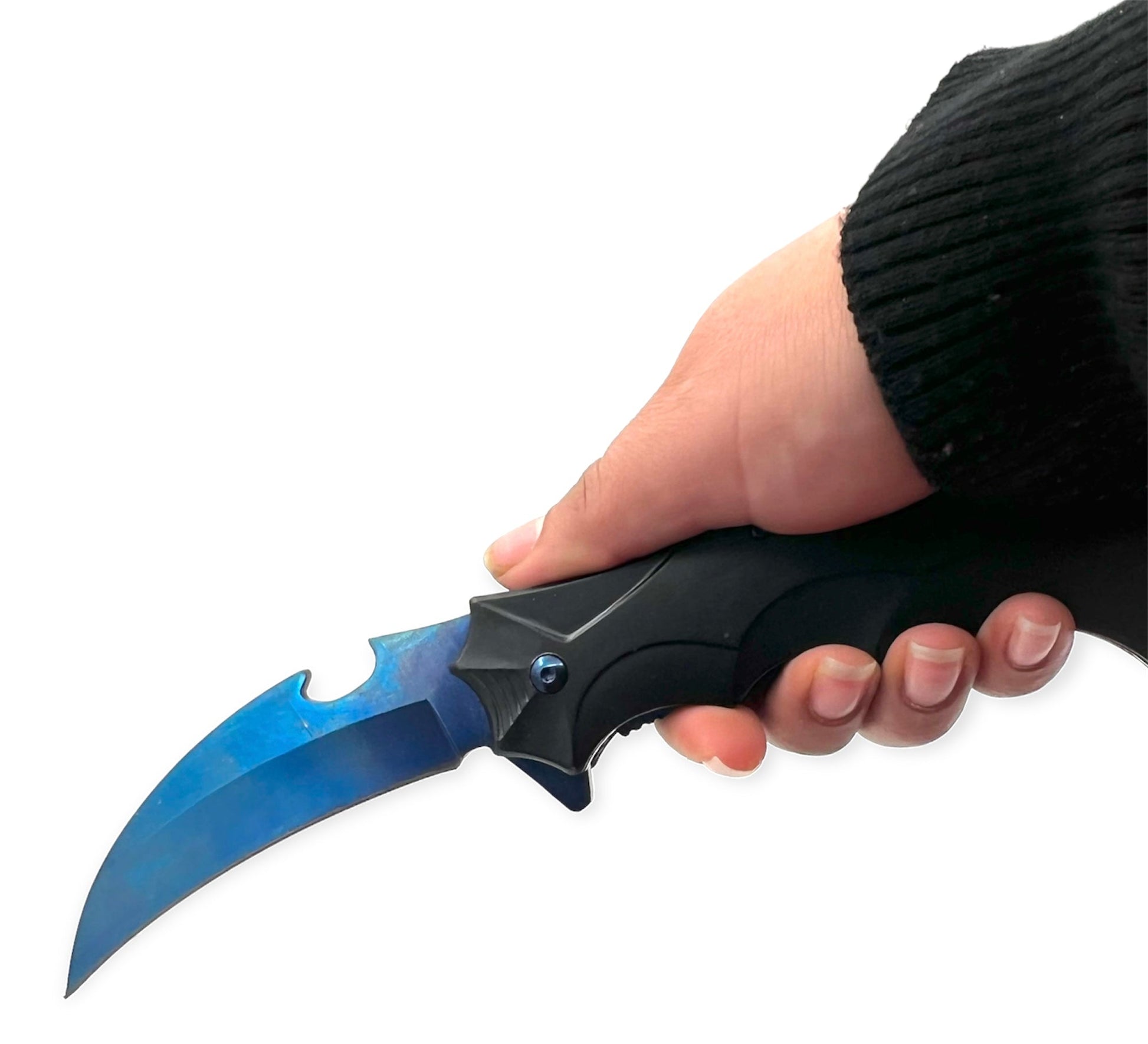 Snap Open – BLACK and BLUE - Brass Knuckles Shop