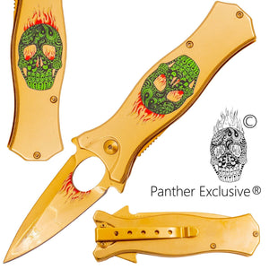 Snap Open – Green - Brass Knuckles Shop