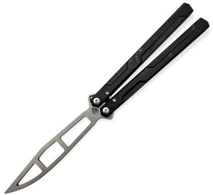 Spin Master – Black Handle, Silver Blade - Brass Knuckles Shop