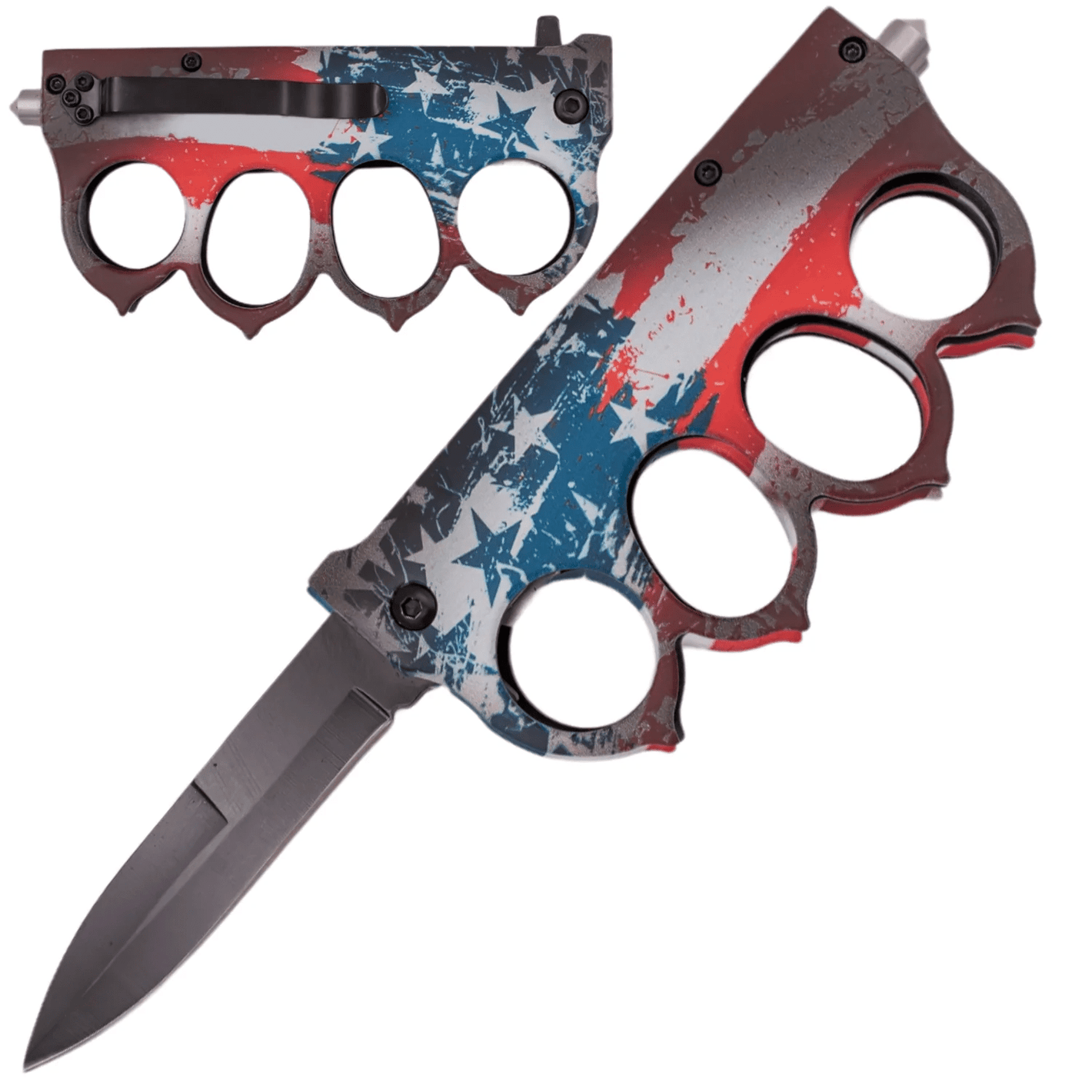 Stars &amp; Strikes Trench Knife - Brass Knuckles Shop